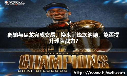 鹈鹕与猛龙完成交易，换来前锋坎纳德，能否提升球队战力？