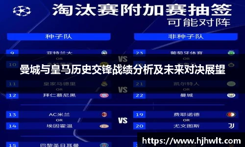 曼城与皇马历史交锋战绩分析及未来对决展望